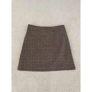 j crew women wool blend skirt size 12